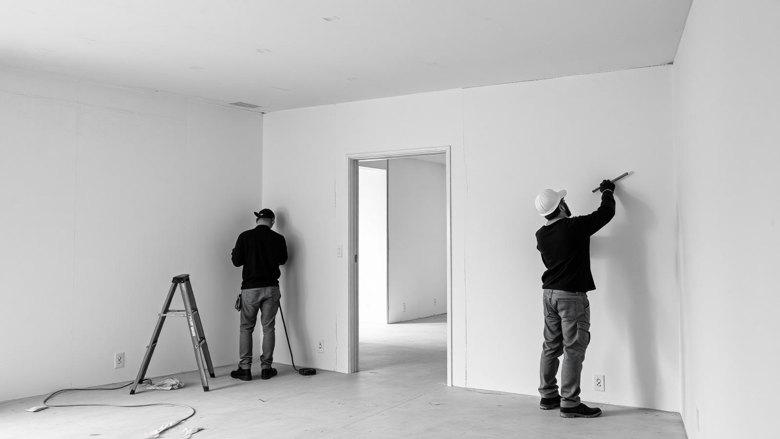 Handwerk auf der Baustelle