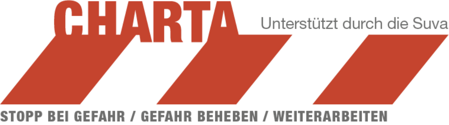 Charta, Sicherheit am Bau, unterstützt durch die Suva